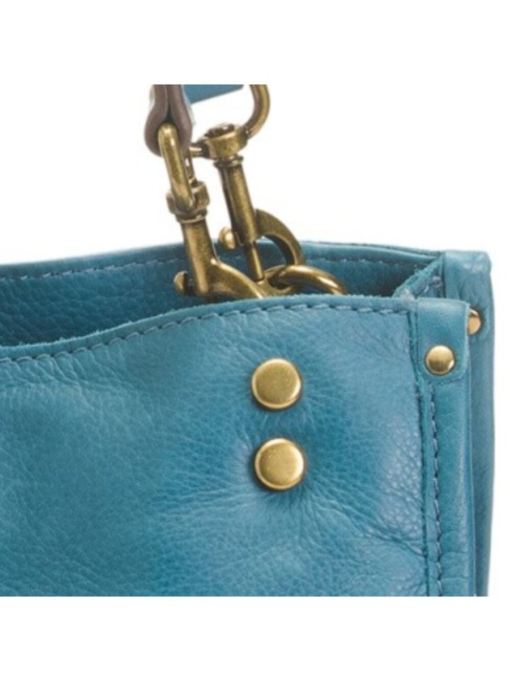 AMERICAN LEATHER CO. Leather Lenox Triple Entry Satchel - Picture 2 of 5